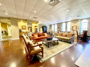 Apartments in Baton Rouge, LA -  Clubhouse Seating Areas with Kitchen and Coffee Bar  